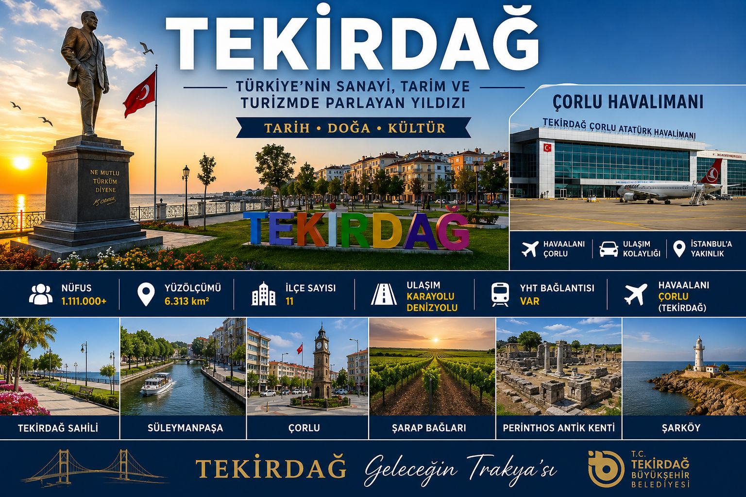 Tekirdağ Çorlu Havalimanı oto kiralama ve terminal teslim | HG Blog