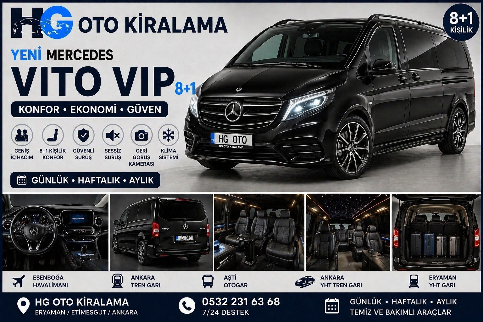 MERCEDES VITO VIP 8+1